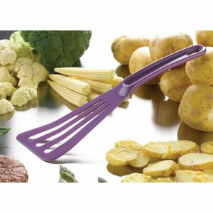 Matfer Bourgeat Pelton Exoglass Spatula 12 Purple - FA968 - 3
