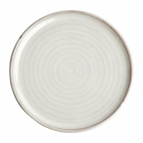 Olympia Canvas Small Rim Round Plate Murano White 265mm (Pack of 6) - FA331 - 1