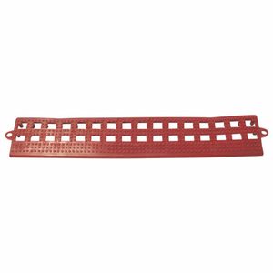 COBA Red Male Edge Flexi-Deck Tiles (Pack of 3) - GH606 - 3