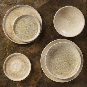Olympia Canvas Shallow Tapered Bowl Wheat 200mm (Pack of 6) - FA340 - 3
