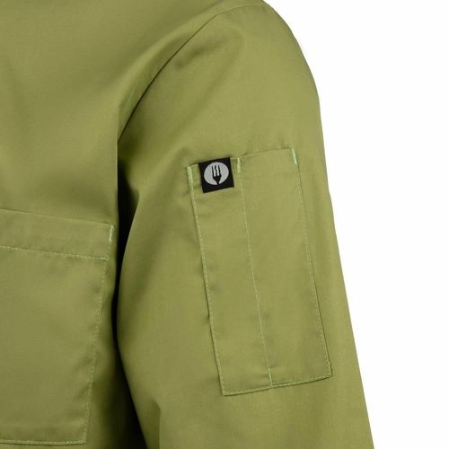 Chef Works Unisex Chefs Jacket Lime XS - B107-XS - 4