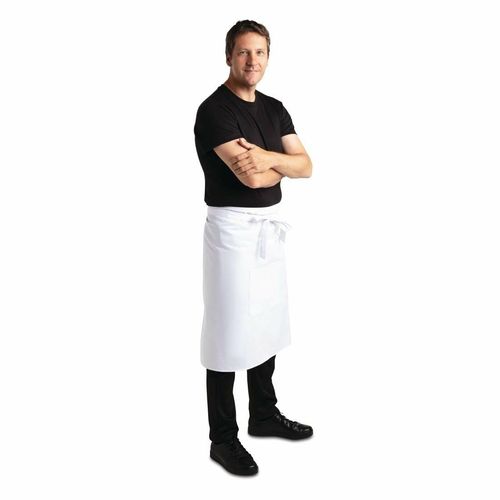 Regular Bistro Apron White - B132 - 4
