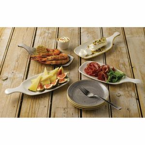 Churchill Bit on the Side Handled Paddle White 284mm (Pack of 6) - DY857 - 3