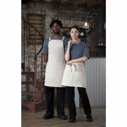 Southside Cotton Canvas Bib Apron Stone - BB685 - 5