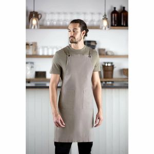 Southside Cotton Canvas Bib Apron Washed Grey - BB687 - 1
