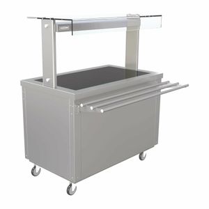 Parry Flexi-Serve Hot Cupboard with Quartz Heated Servery Counter 1160mm FS-HT3PACK - FD217 - 1