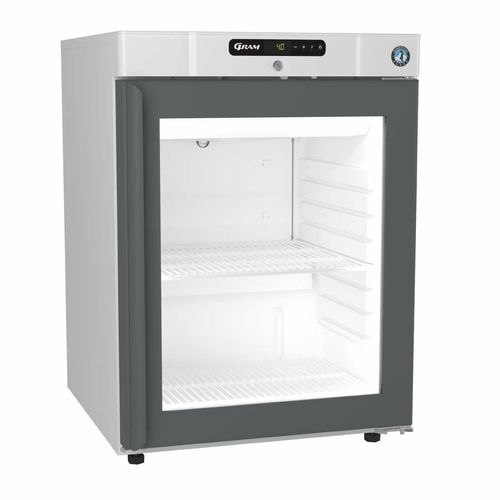 Gram Compact 1 Glass Door 128Ltr Undercounter Fridge White KG220 LG 2W - F363 - 1