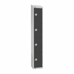 Elite Four Door Manual Combination Locker Locker Graphite Grey - GR680-CLS - 1