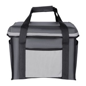 Vogue Insulated Folding Delivery Bag Grey 380x305x380mm - FR225 - 3