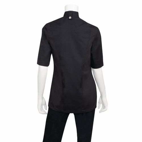 Chef Works Womens Springfield Zip Chefs Jacket Black S - BB051-S - 4