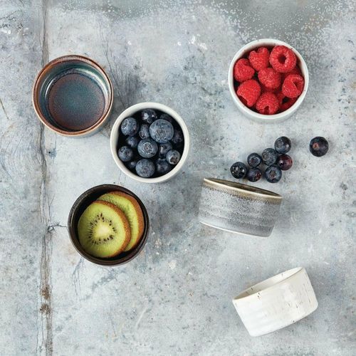 Olympia Cavolo Dipping Dishes Textured Black 67mm (Pack of 12) - FD911 - 6