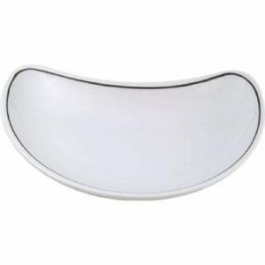 Churchill Black Line Crescent Salad Plates 202mm (Pack of 12) - P705 - 1