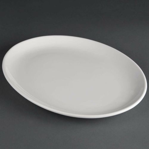 Olympia Athena Oval Coupe Plates 305 x 241 mm (Pack of 6) - CC212 - 4