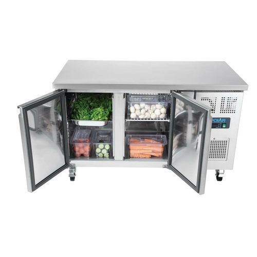 Polar U-Series Double Door Counter Fridge 282Ltr - G596 - 7