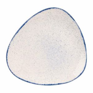 Churchill Stonecast Hints Triangular Plates Indigo Blue 265mm (Pack of 12) - DS581 - 1