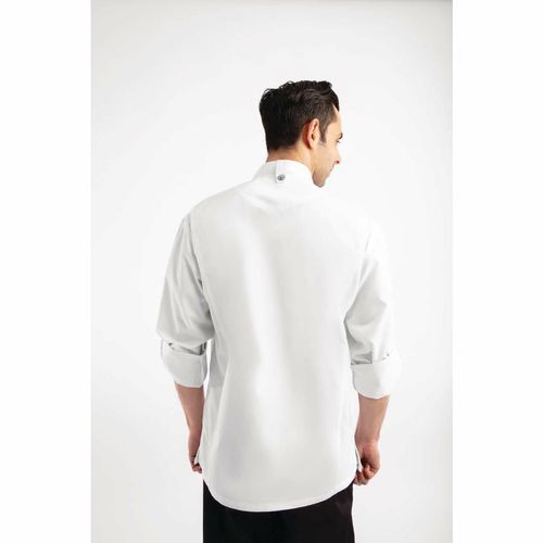 Chef Works Unisex Hartford Lightweight Chef Jacket White Size 3XL - BB264-3XL - 13