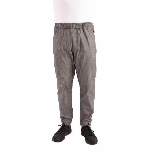 Chef Works Urban Jogger 257 Black and White Fine Stripe Size M - BB300-M - 13