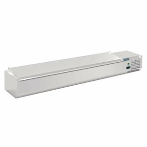 Polar G-Series Countertop Prep Fridge with Lid 10x 1/4GN - FA857 - 1