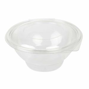 Faerch Contour Recyclable Deli Bowls With Lid 1000ml / 35oz (Pack of 200) - FB370 - 1