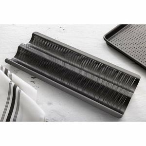 MasterClass Crusty Bake Non Stick Baguette Tray - CS563 - 1