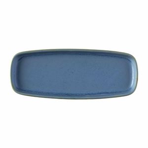 Churchill Emerge Oslo Oblong Plate Blue 254x77mm (Pack of 6) - FS953 - 1