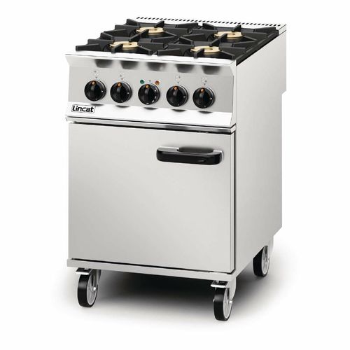 Lincat Opus 800 Natural Gas 4 Burner Dual Fuel Oven Range OD8006/N - DM508-N - 2