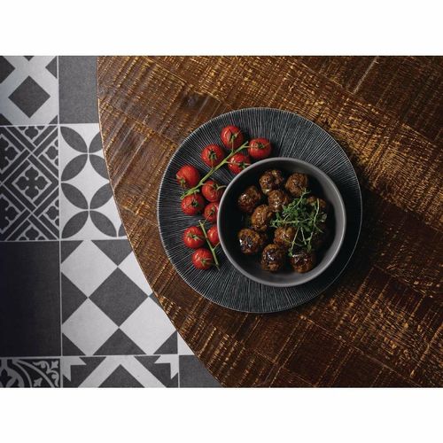 Churchill Studio Prints Agano Coupe Plates Black 288mm (Pack of 12) - FC100 - 2