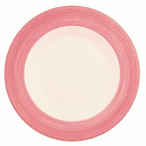 Steelite Rio Pink Slimline Plates 255mm (Pack of 24) - V3151 - 1