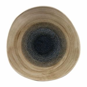 Churchill Stonecast Aqueous Organic Round Plates Bayou Taupe 286mm (Pack of 12) - FC177 - 1