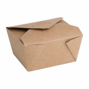 Fiesta Recyclable Cardboard Takeaway Food Containers 112mm (Pack of 300) - FN894 - 1