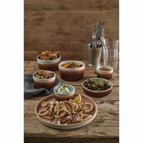 Siena Nourish Straight Sided Dish Barley White 6oz (Pack of 12) - 8