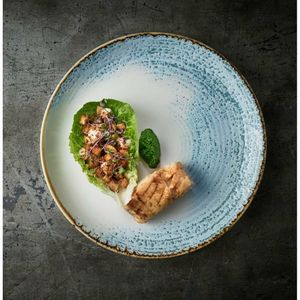 Churchill Homespun Accents Aquamarine Evolve Coupe Plates 285mm (Pack of 12) - 3