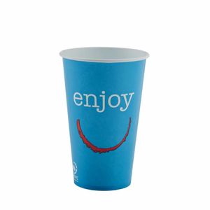 Huhtamaki Enjoy Paper Cold Cups 340ml / 12oz (Pack of 1900) - 3