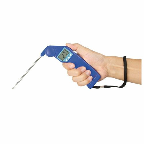 Hygiplas EasyTemp Probe Thermometer Colour Coded Blue - Fish - 4