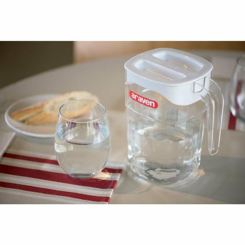 Araven Transparent Polycarbonate Pitcher - 1Ltr 34oz - 2