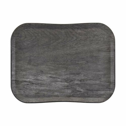 Cambro Versatray Century Non-Slip Grey Oak Textured Wood Effect 360x460mm - 1