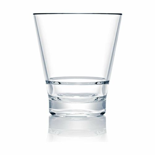 Steelite Capella Stack Clear Short Double Rocks 414ml (Pack of 12) - 1