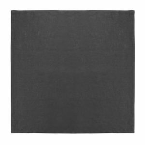 Olympia Linen Table Napkin Black 400x400mm (Pack of 12) - 1