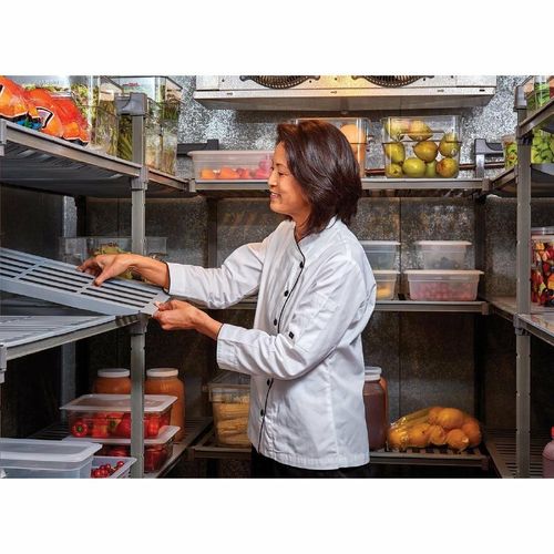 Cambro Camshelving Basics Plus Starter Unit 4 Tier With Vented Shelves 1630H x 1525W x 610D mm - 7