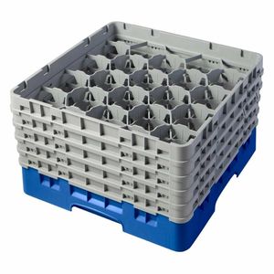 Cambro Camrack Blue 20 Compartments Max Glass Height 258mm - CZ157 - 1