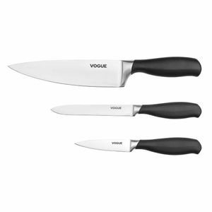 Vogue Prep Like A Pro 3-Piece Soft-Grip Knife Set - SA613 - 1