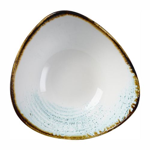 Churchill Homespun Accents Aquamarine Triangle Bowl 185mm (Pack of 12) - DX101 - 1
