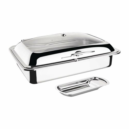 Olympia 1/1 Induction Chafer - Stand & Induction Heater Set - SA648 - 7