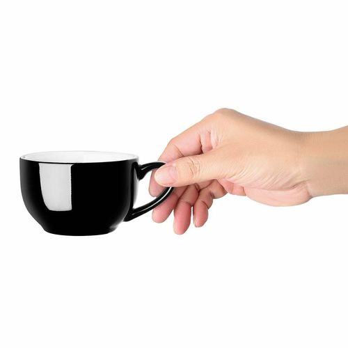 Olympia Cafe Coffee Cup Black - 230ml 8fl oz (Pack of 12) - CU953 - 14