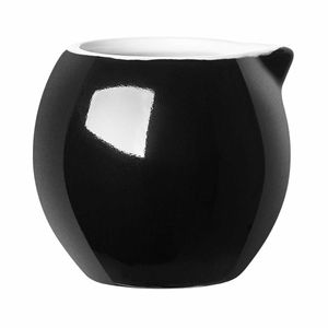 Olympia Cafe Milk Jug Black - 70ml 2.36fl oz (Pack of 6) - CU951 - 1