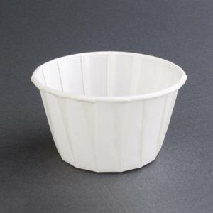 Recyclable Paper Sauce Pots Large 4oz (Pack of 250) - CX082 - 1