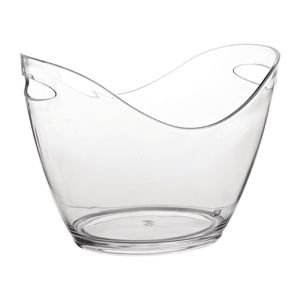 Utopia Large Champagne Bucket Clear 350(?)mm (Pack of 2) - FH174 - 1