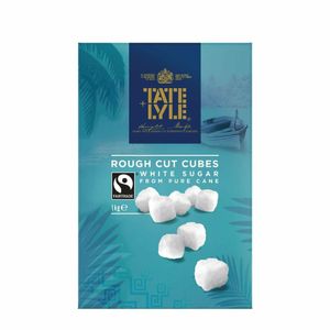 Tate & Lyle Rough Cut White Sugar Cubes 1kg - HP982 - 1