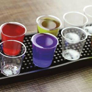 eGreen Shot Glasses UKCA Marked 25ml to Brim (Pack of of 1000) - FU899 - 3