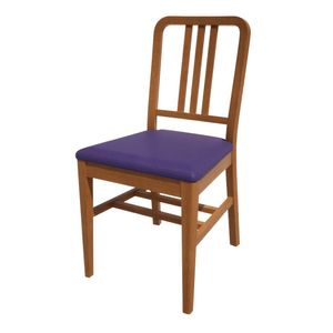 Bolero Bespoke Vicky Side Chair in Blue/Oak - HT916 - 1